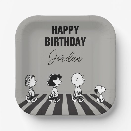 T - shirts | Groep Walk | Jouw namen toevoegen Papieren Bordje (Voorkant)