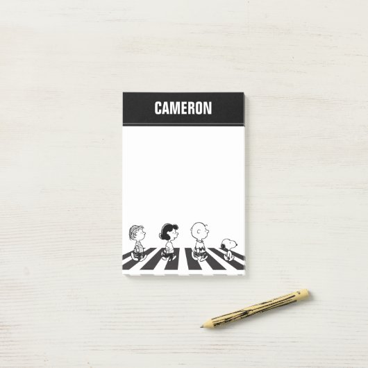 T - shirts | Groep Walk | Jouw namen toevoegen Post-it® Notes (Op bureau)