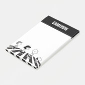 T - shirts | Groep Walk | Jouw namen toevoegen Post-it® Notes (Schuin)