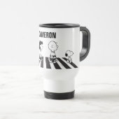 T - shirts | Groep Walk | Jouw namen toevoegen Reisbeker (Voorkant rechts)