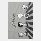 T - shirts | Groep Walk | Jouw namen toevoegen Theedoek (Verticaal)