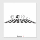 T - shirts | Groep Walk Sticker (Vel)