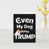 T - shirts hond haat Donald 2 Kaart (Gele Bloem)