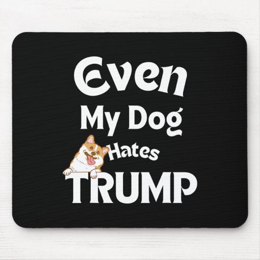 T - shirts hond haat Donald 3 Muismat (Voorkant)
