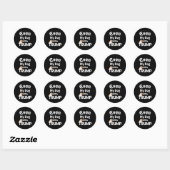 T - shirts hond haat Donald Ronde Sticker (Vel)