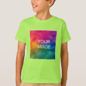 T - shirts Kinder jongens Aangepaste Sjabloon Afbe (Voorkant)