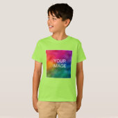 T - shirts Kinder jongens Aangepaste Sjabloon Afbe (Voorkant volledig)