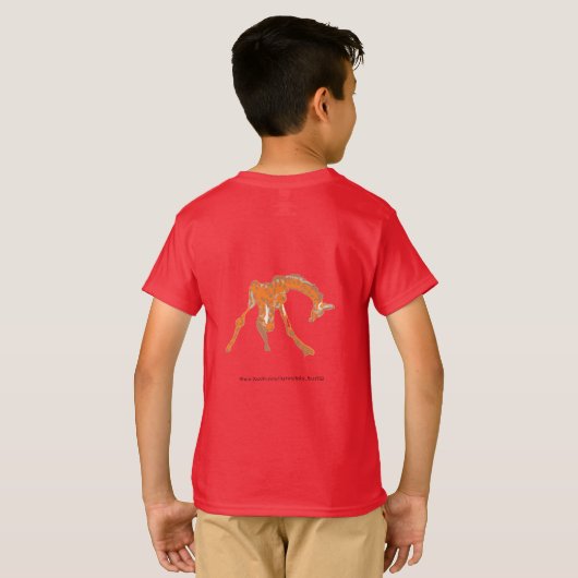 T-SHIRTS LICHAAM OF IEDEREEN : GIRAFFE (Achterkant volledig)