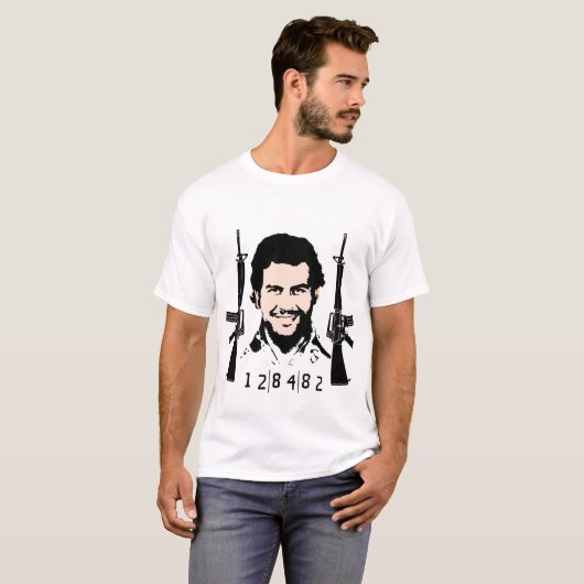 T-shirts, man Pablo escobar T-shirt (Voorkant volledig)