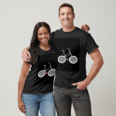 T-shirts mannen fiets (Unisex)