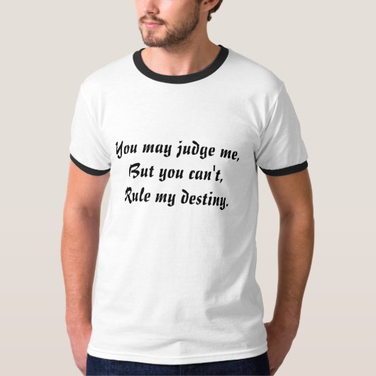 T-shirts met bestemming (Voorkant)