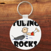 T-shirts met buisjes en touwtjes sleutelhanger (Voorkant)