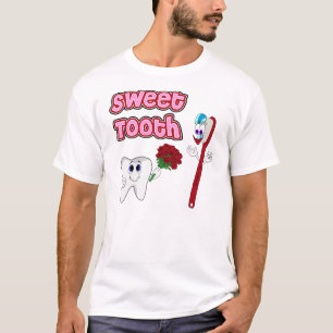 T-shirts met Cartoon met tand en tand voor dames