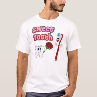 T-shirts met Cartoon met tand en tand voor dames