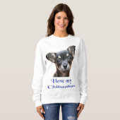 T-shirts met Chihuahua-hond (Voorkant volledig)