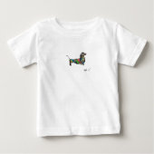 T-shirts met Dachshund (Voorkant)