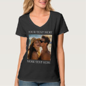 T-shirts met dubbele bedrukking, aangepaste foto e (Voorkant)