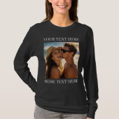 T-shirts met dubbele bedrukking, aangepaste foto e (Voorkant)