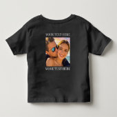 T-shirts met dubbele bedrukking, aangepaste foto e (Achterkant)