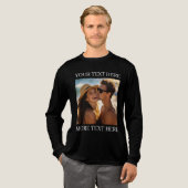 T-shirts met dubbele bedrukking, aangepaste foto e (Voorkant)