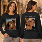 T-shirts met dubbele bedrukking, aangepaste foto e