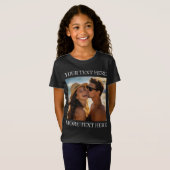 T-shirts met dubbele bedrukking, aangepaste foto e (Voorkant volledig)