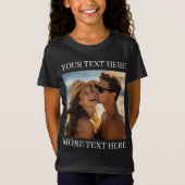 T-shirts met dubbele bedrukking, aangepaste foto e (Voorkant)