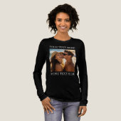 T-shirts met dubbele bedrukking, aangepaste foto e (Voorkant)