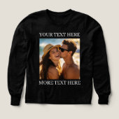 T-shirts met dubbele bedrukking, aangepaste foto e (Voorkant)