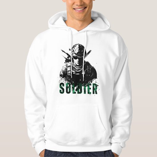 T-shirts met een afbeelding van een soldaat (Voorkant)