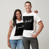 T-shirts met een Believe design (Unisex)