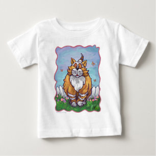 T-shirts met een oranje kat