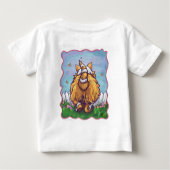 T-shirts met een oranje kat (Achterkant)