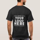 T-shirts met eigen logo, T-shirts met persoonlijk (Achterkant)