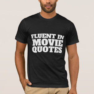 T-SHIRTS MET FILM CITATEN