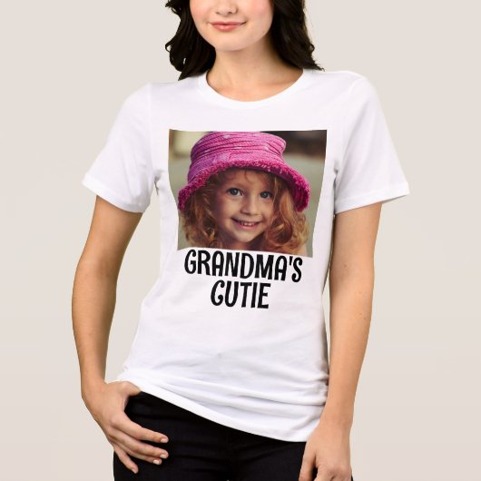 T-SHIRTS MET FOTO VAN OMA OPDRUK (Voorkant)