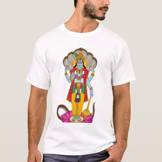 T-shirts met Heer Vishnu (Voorkant)