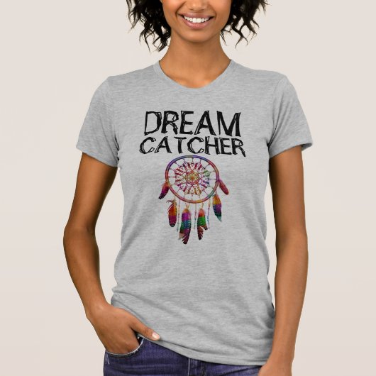 T-SHIRTS MET INDIANSE DROOMVANGER (Voorkant)