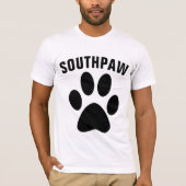T-shirts met LINKTE HANDEN, ZUID-PAW-T - shirts (Voorkant)