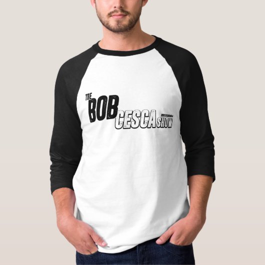 T-Shirts met logo van de Bob Cesca Show (alle gesl (Voorkant)