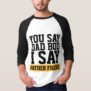T-SHIRTS MET VADERLIJKE FIGUUR EN DAD BOD