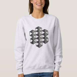 T-shirts met Verbonden Driehoeken voor Dames