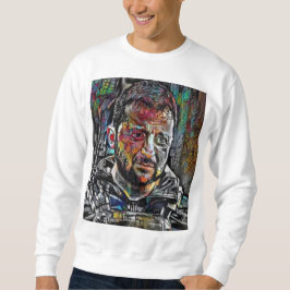 T-shirts met Volodymyr Zelensky abstracte kunst