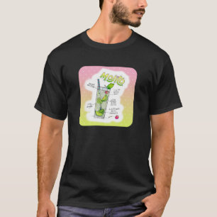 T-SHIRTS - MOJITO RECEPT COCKTAIL KUNST