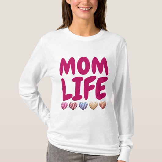 T-SHIRTS MOMMA LEVEN (Voorkant)