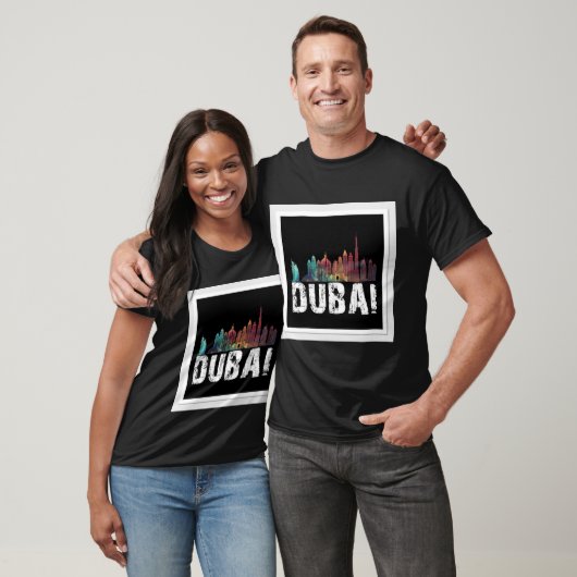 T-shirts ontwerp met "Dubai" (Unisex)