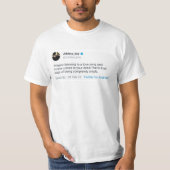 T - shirts op tweet voor mannen (Voorkant)