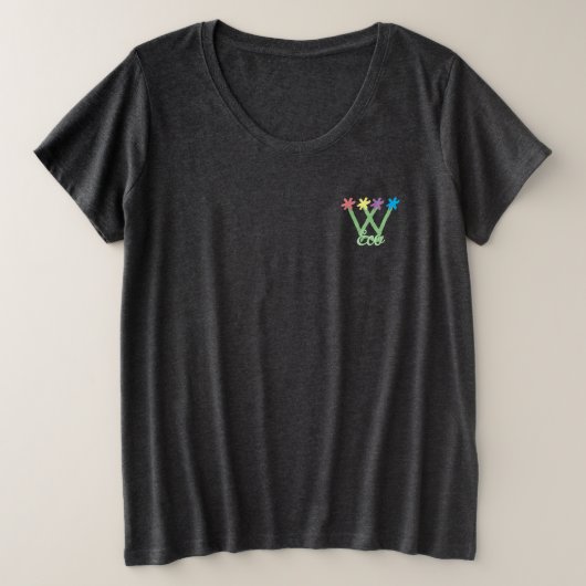 T-SHIRTS PLUS SIZE VROUWEN KUNST EN DESIGN (Design voorkant)