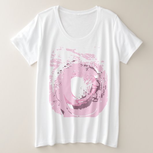 T-SHIRTS PLUS SIZE VROUWEN KUNST EN DESIGN (Design voorkant)