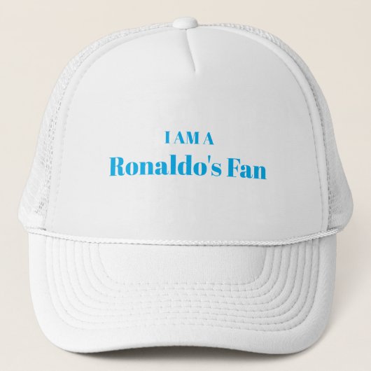 T-Shirts Ronaldo fan Trucker Pet (Voorkant)